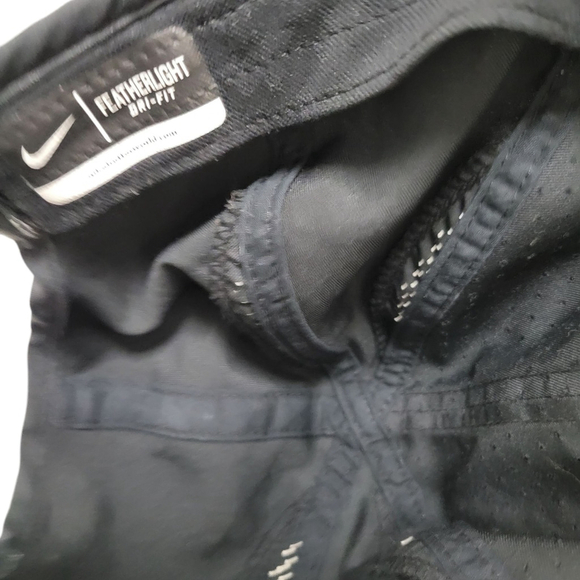 Nike FeatherLight Dri-Fit Hat Cap Black Toddler Tennis O/S. Excellent Condition - Picture 7 of 7